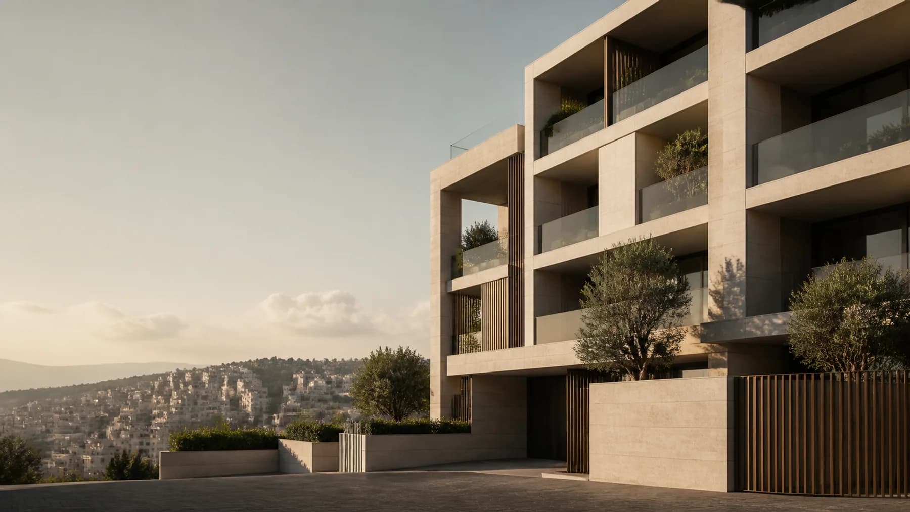 Conceptual contemporary residential architecture used as M3 brand imagery.