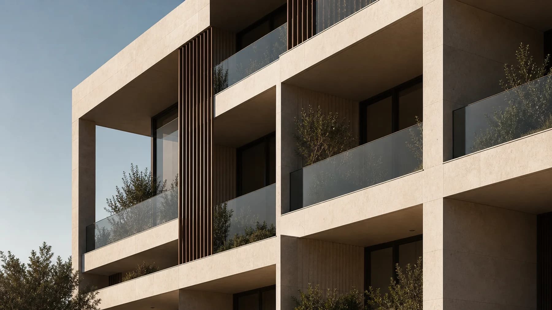 Conceptual architectural facade image for the Hazmieh residential development page.